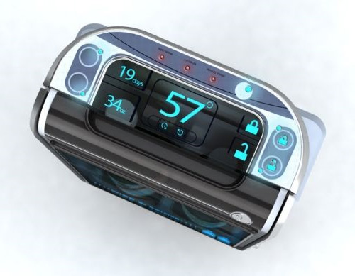 Chiller Bin: концепт портативного холодильника для вина (5 фото) 2