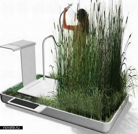 И душ, и сад